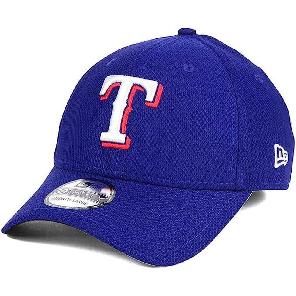 New Era Texas Rangers‎ Blue Diamond Era Logo MLB 39Thirty Hat Medium-Large